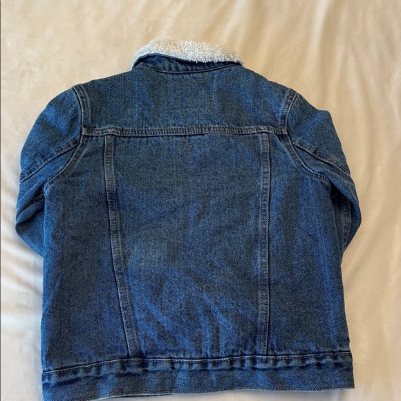 EUC! Levi’s Girls Sherpa Lined Denim Jacket, sz 8-10 - Picture 8 of 12